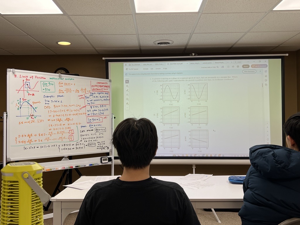 Students in class